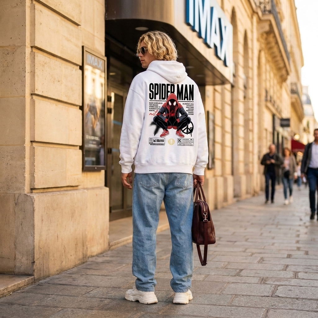 SPIDY HERO GRAPHIC HOODIE